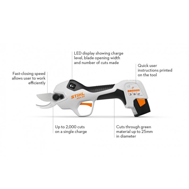 ASA20 BATTERY SECATEURS 