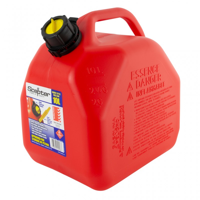6-2) SCEPTER FUEL CAN 10L RED