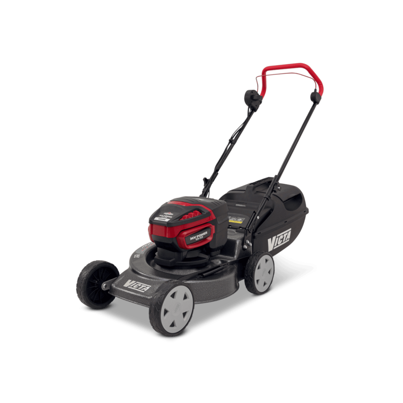 Victa 18" Corvette Steel Base, 36V Battery Powered, Cut & Catch Lawn Mower (SKIN ONLY)